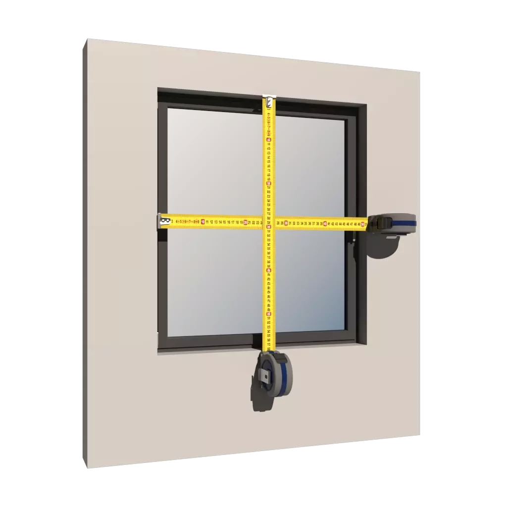 The size of the mounting hole in the existing building windows how-to-measure-a-window    