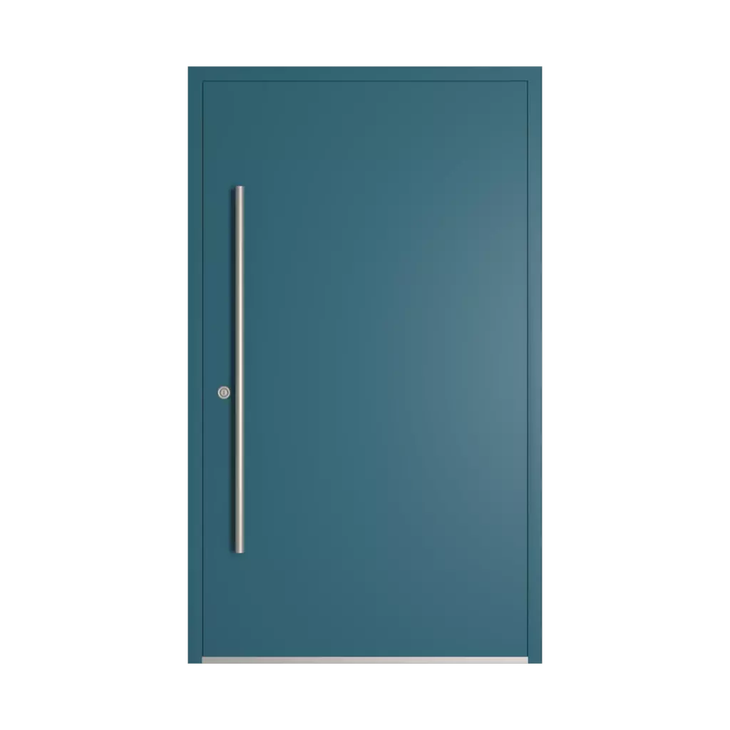 RAL 5025 Pearl Gentian blue entry-doors models-of-door-fillings dindecor sl07  