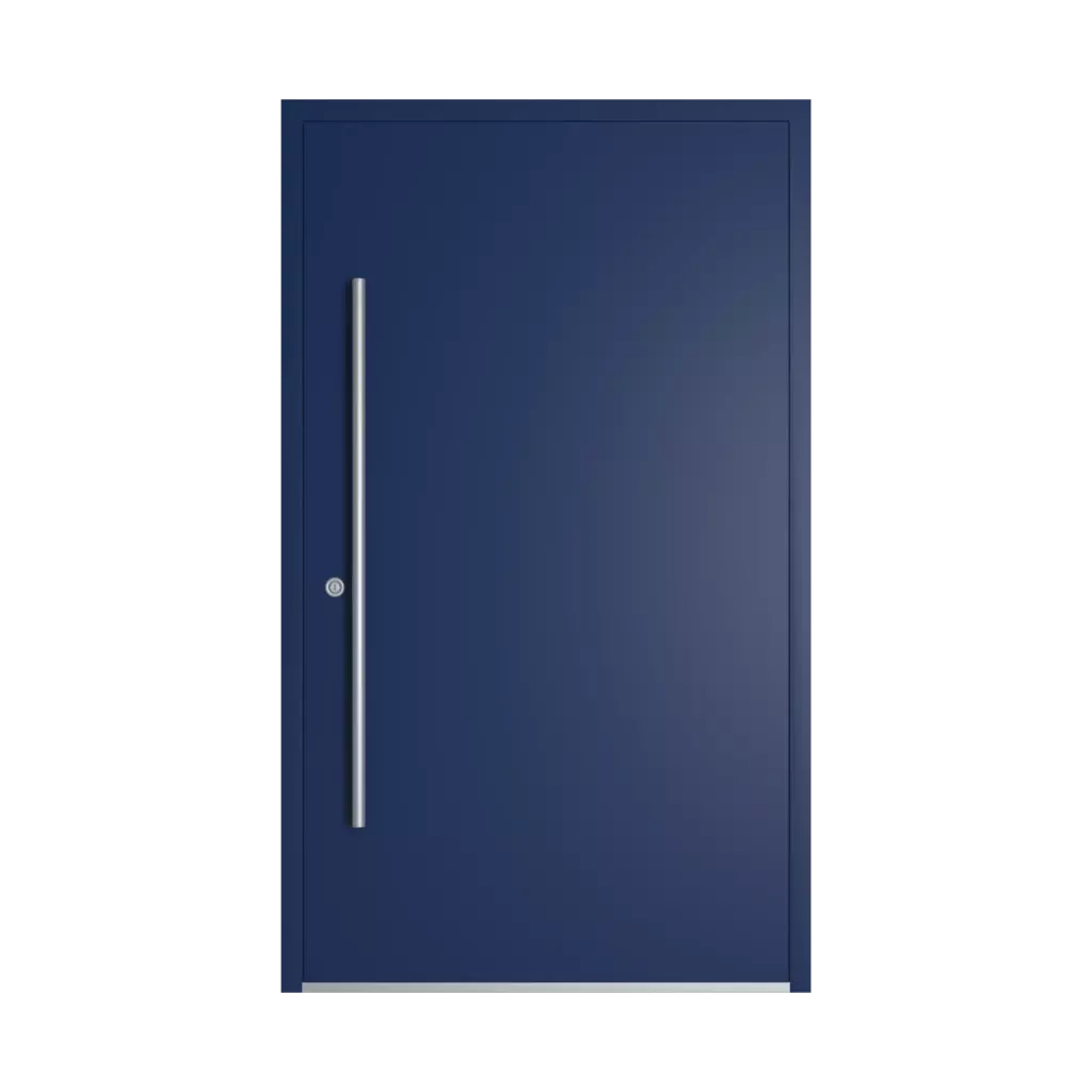 RAL 5026 Pearl night blue entry-doors models-of-door-fillings dindecor model-6129  