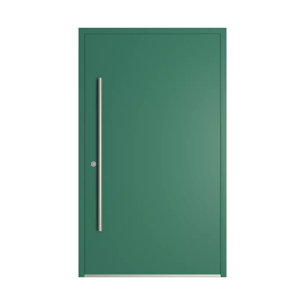 RAL 6000 Patina green entry-doors models-of-door-fillings dindecor 6115-pwz  