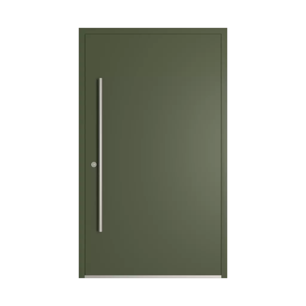 RAL 6003 Olive green entry-doors models-of-door-fillings dindecor model-5008-wb  