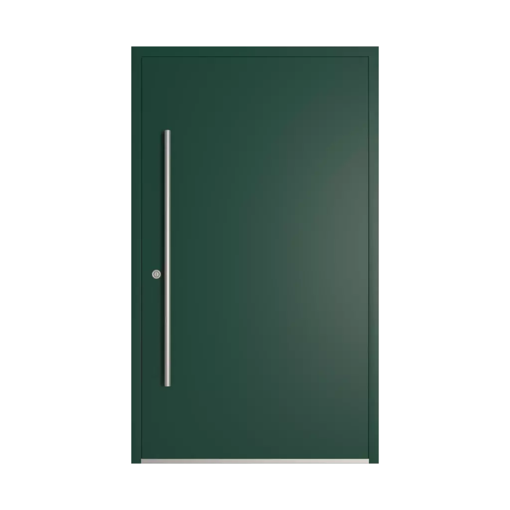 RAL 6005 Moss green entry-doors models-of-door-fillings dindecor 6121-pwz  