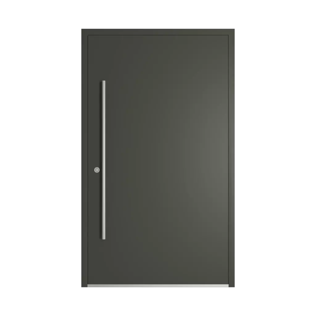 RAL 6006 Grey olive entry-doors models-of-door-fillings dindecor cl05  