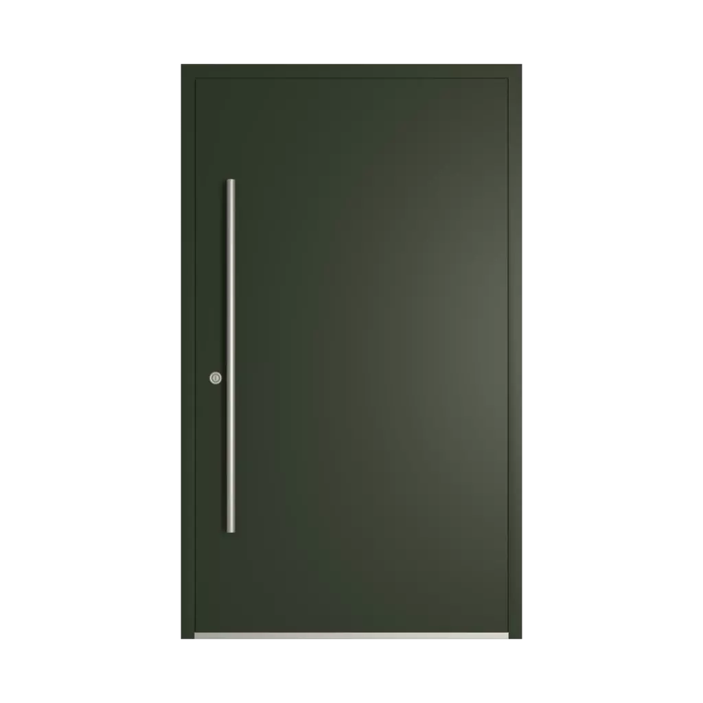 RAL 6007 Bottle green entry-doors models-of-door-fillings dindecor 6120-pwz  