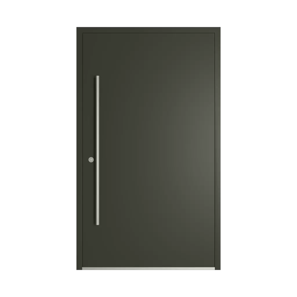 RAL 6008 Brown green entry-doors models-of-door-fillings dindecor model-5008-wb  