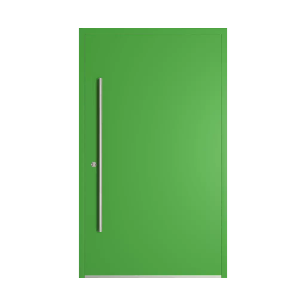 RAL 6018 Yellow green entry-doors models-of-door-fillings dindecor model-6114  