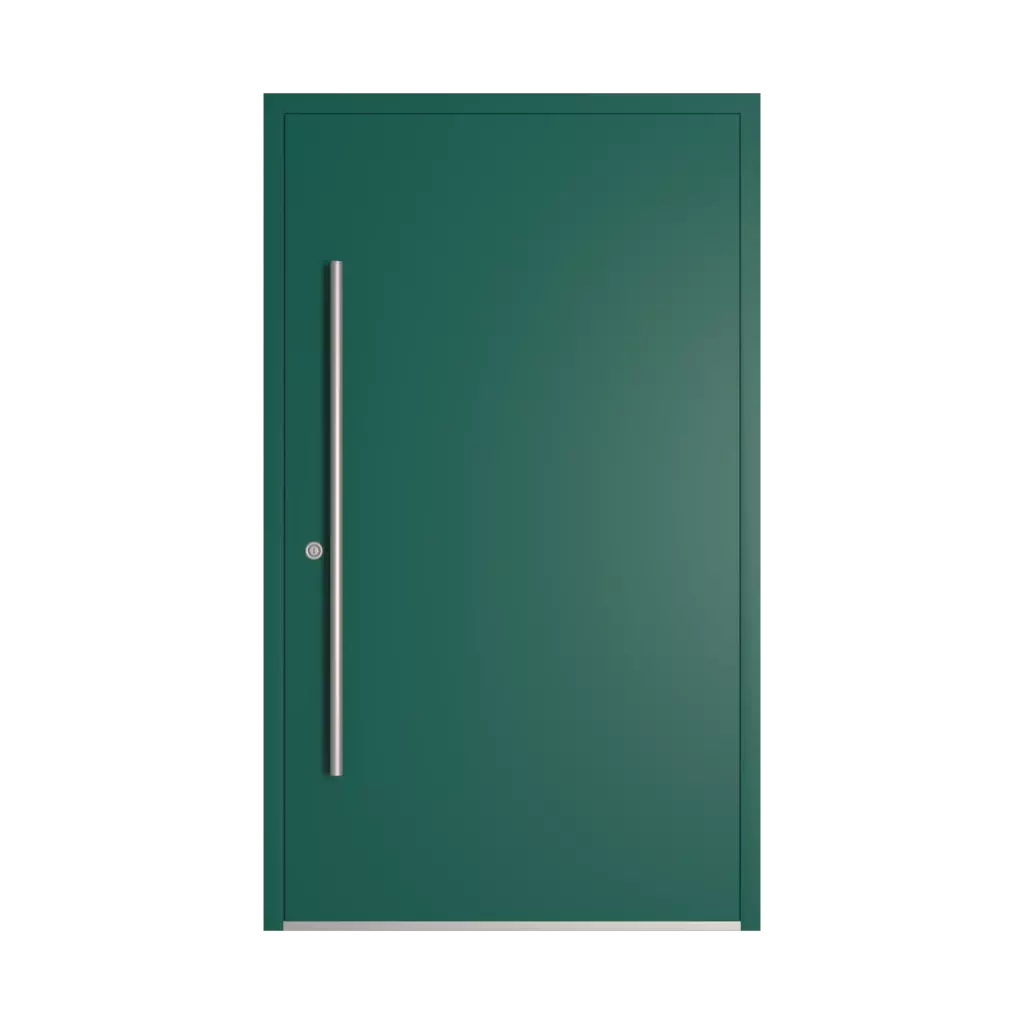 RAL 6026 opal green entry-doors models-of-door-fillings dindecor cl05  