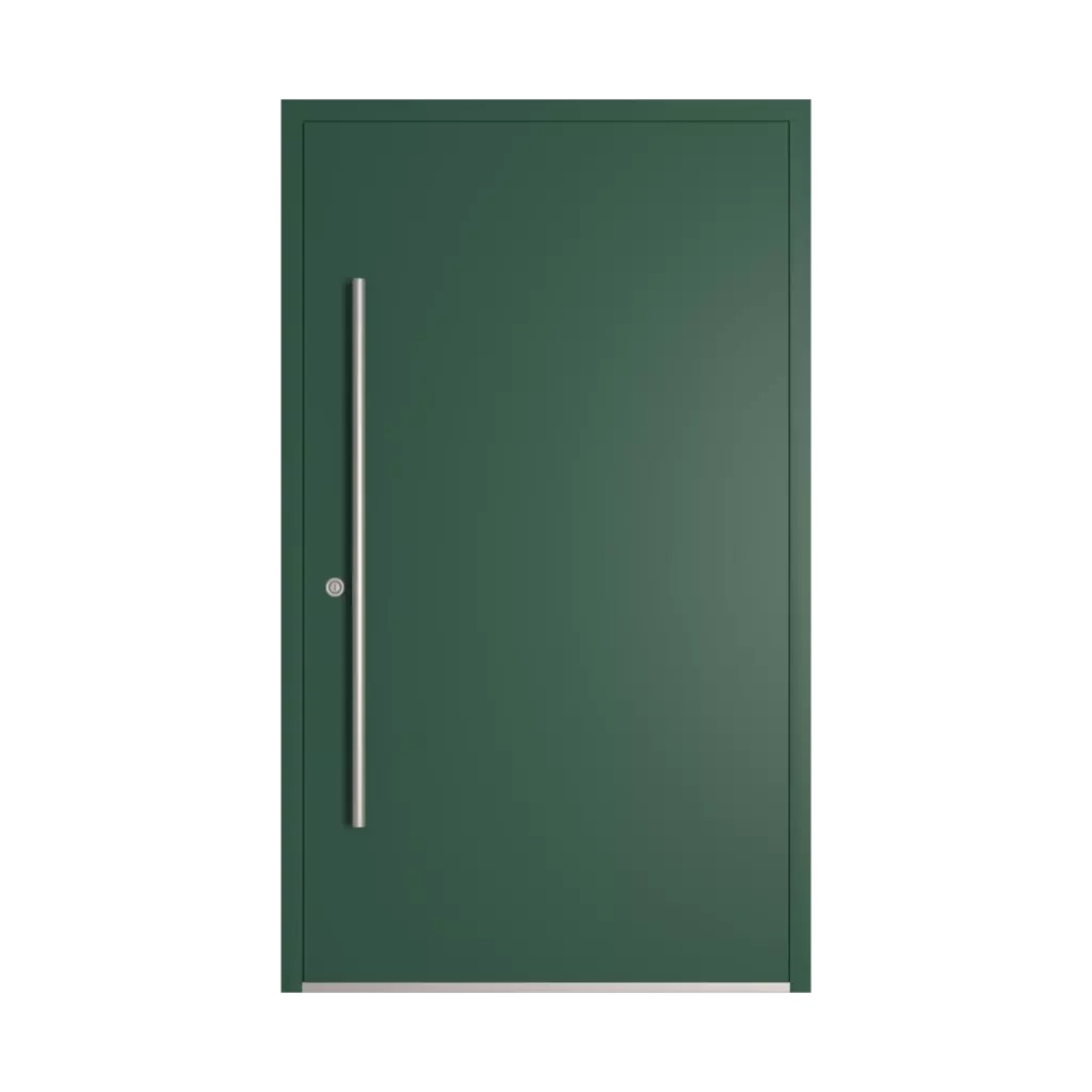 RAL 6028 Pine green entry-doors models-of-door-fillings dindecor model-2801-st  