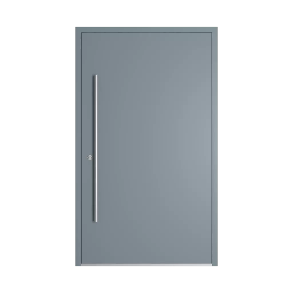 RAL 7000 Squirrel grey entry-doors models-of-door-fillings dindecor gl08  