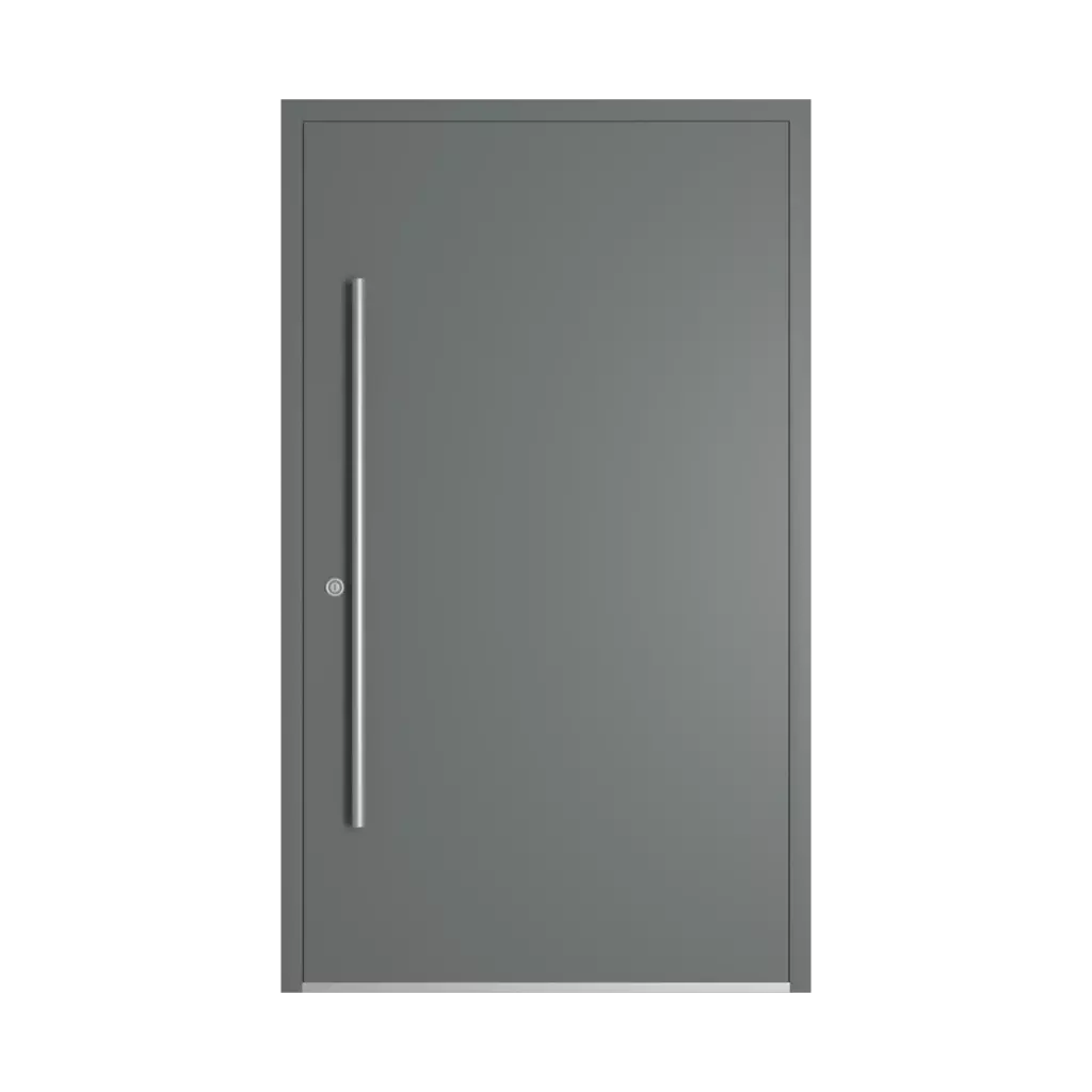 RAL 7005 Mouse Gray entry-doors models-of-door-fillings dindecor model-5015  