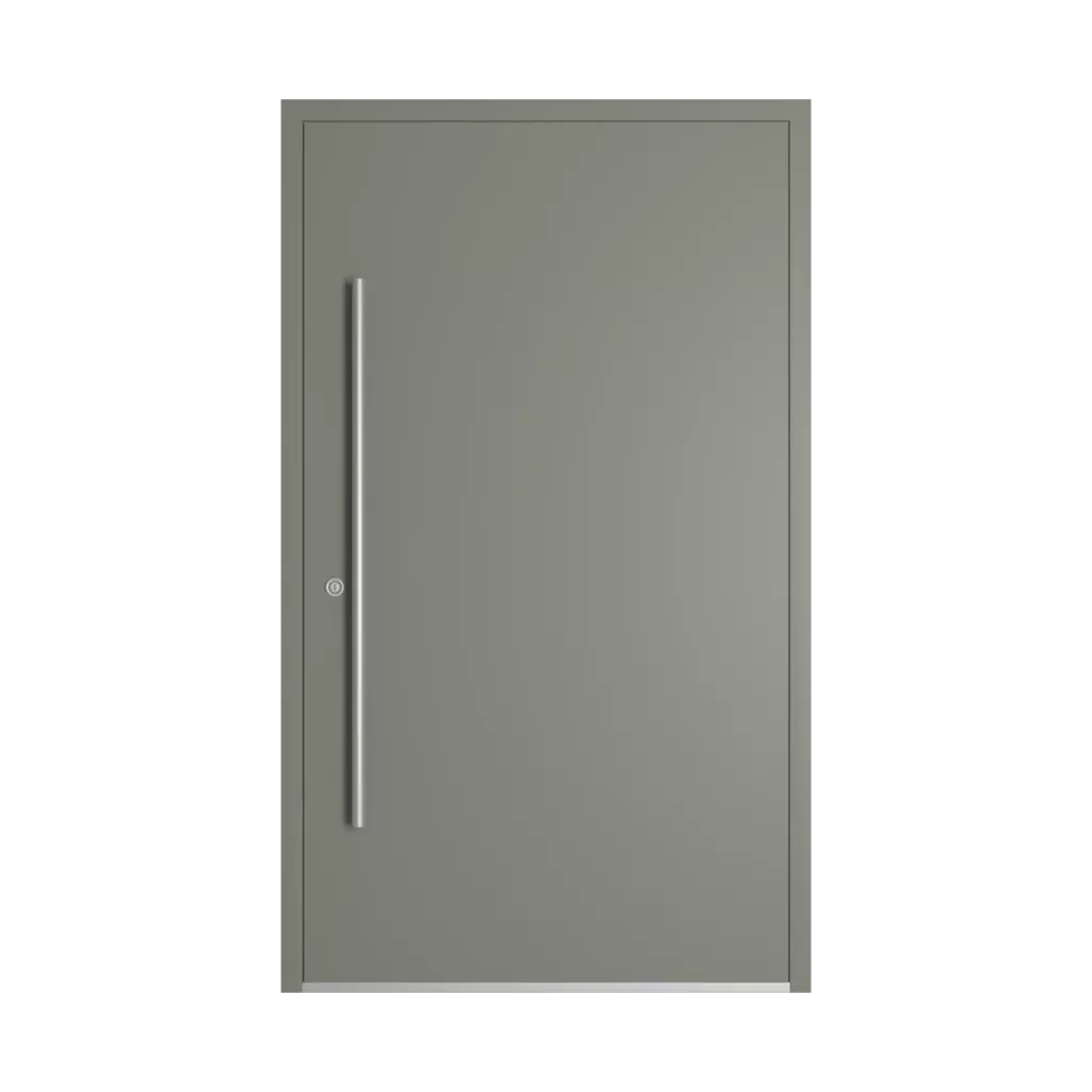 RAL 7023 Concrete grey entry-doors models-of-door-fillings dindecor cl23  