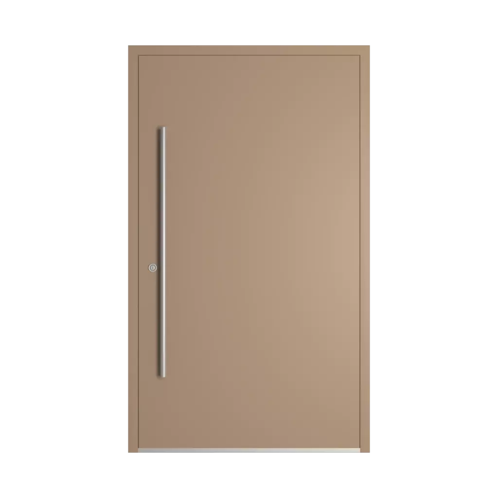 RAL 1019 Grey beige entry-doors models-of-door-fillings dindecor model-6114  