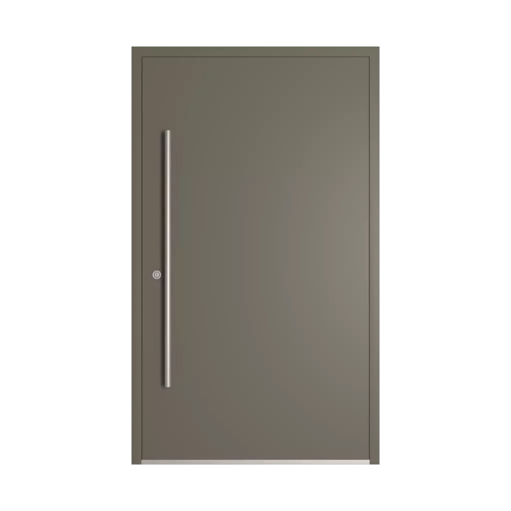 RAL 7039 Quartz grey entry-doors models-of-door-fillings dindecor 6011-pvc-black  