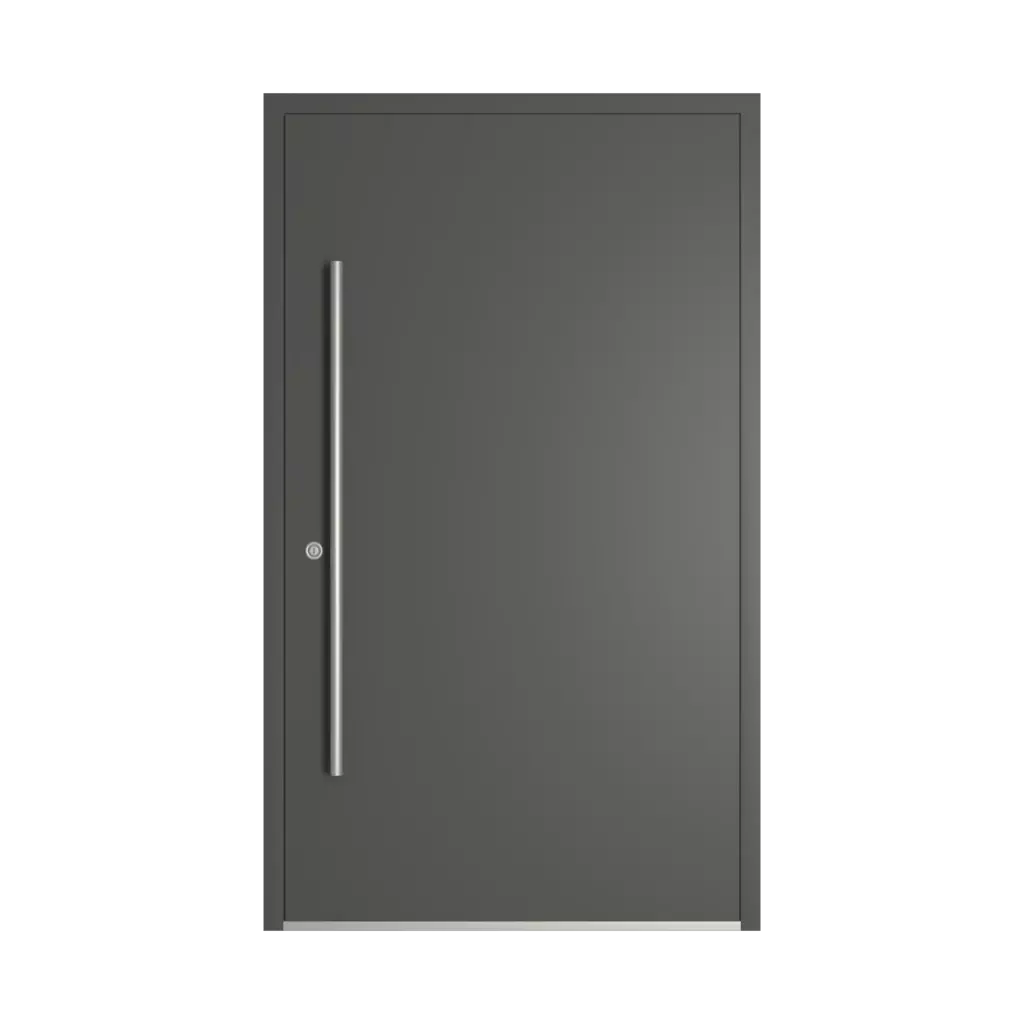 RAL 7043 Traffic grey B entry-doors models-of-door-fillings dindecor model-6114  