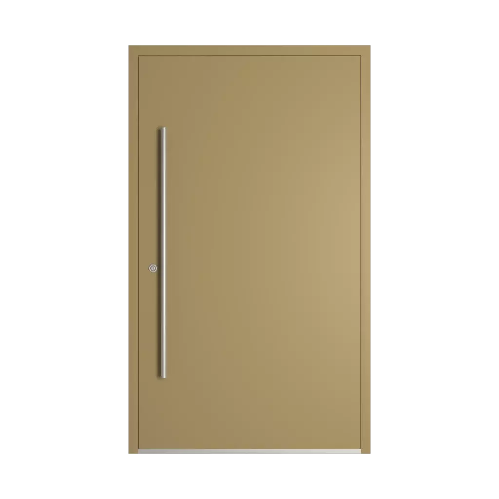 RAL 1020 Olive yellow entry-doors models-of-door-fillings dindecor sk01-beton  