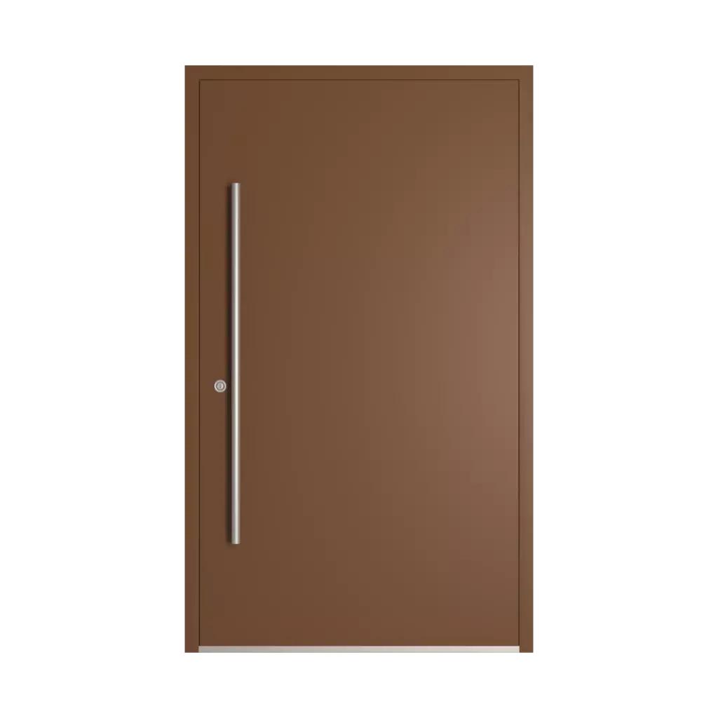 RAL 8007 Fawn brown entry-doors models-of-door-fillings dindecor sk01-beton  