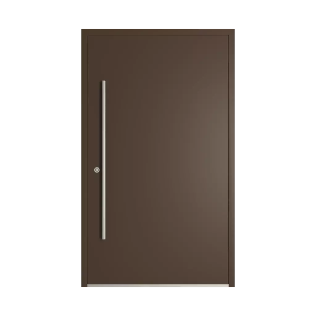 RAL 8014 Sepia brown entry-doors models-of-door-fillings dindecor sk01-beton  