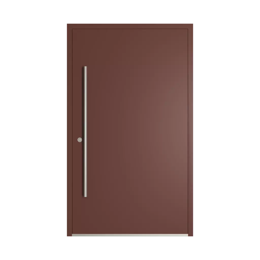 RAL 8015 Chestnut brown entry-doors models-of-door-fillings dindecor sk01-beton  