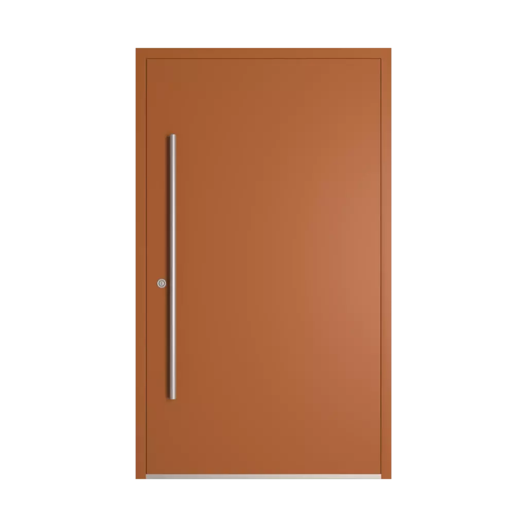 RAL 8023 Orange brown entry-doors models-of-door-fillings dindecor model-5015  