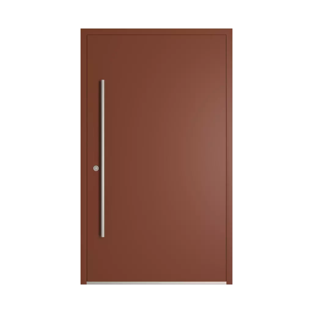 RAL 8029 Pearl copper entry-doors models-of-door-fillings dindecor sk04-grey  