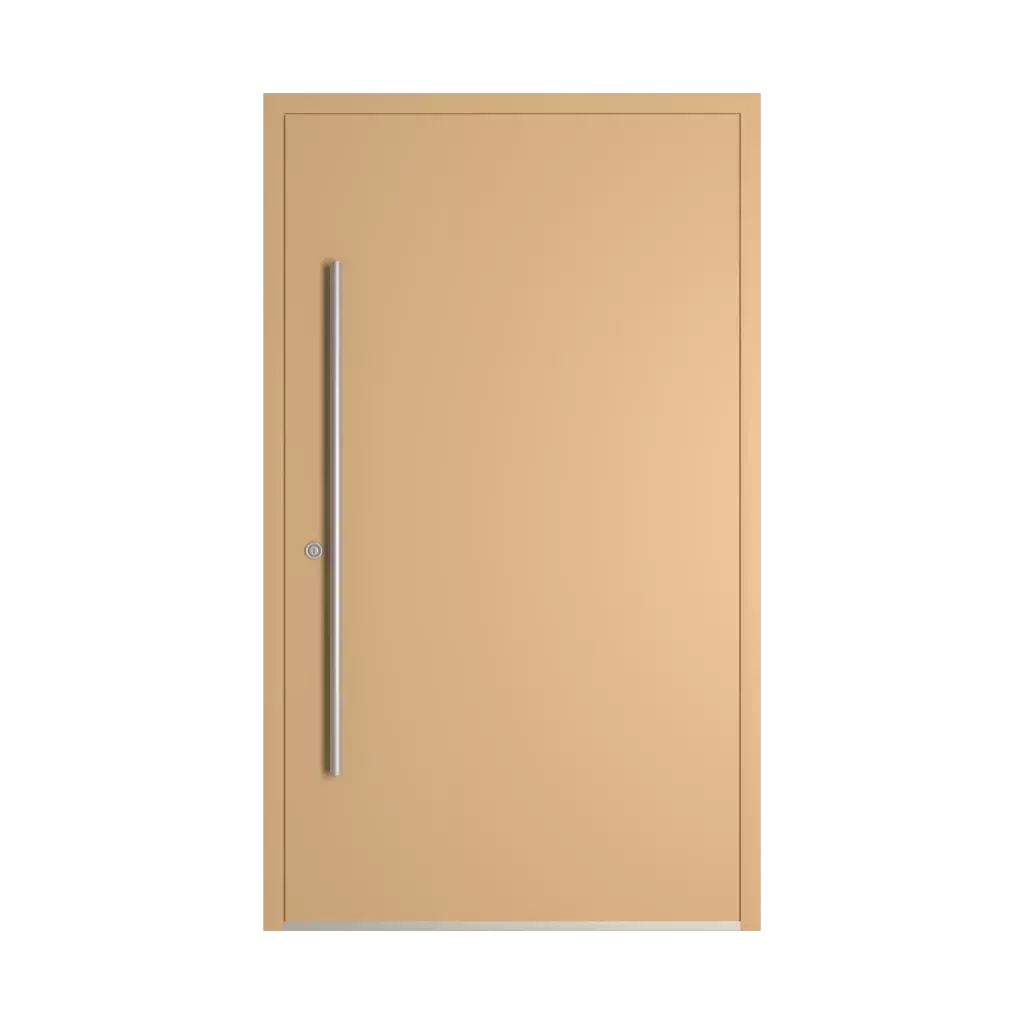 RAL 1001 Beige entry-doors models-of-door-fillings wood glazed