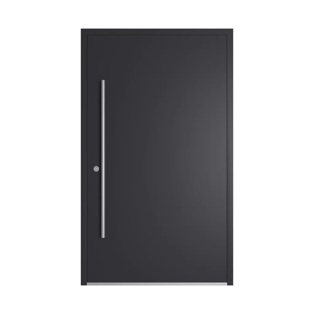 RAL 9004 Signal black entry-doors models-of-door-fillings dindecor model-2801-st  