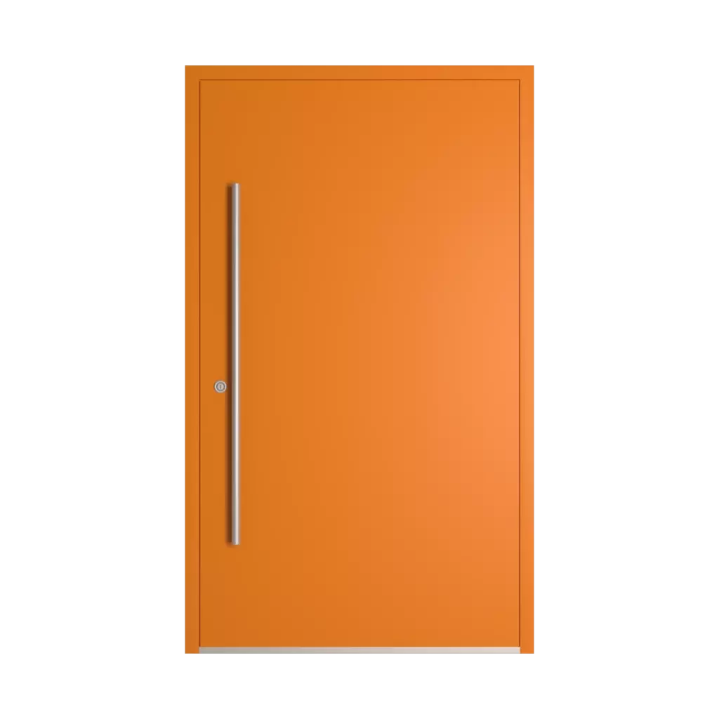 RAL 2000 Yellow orange entry-doors models-of-door-fillings dindecor 6121-pwz  