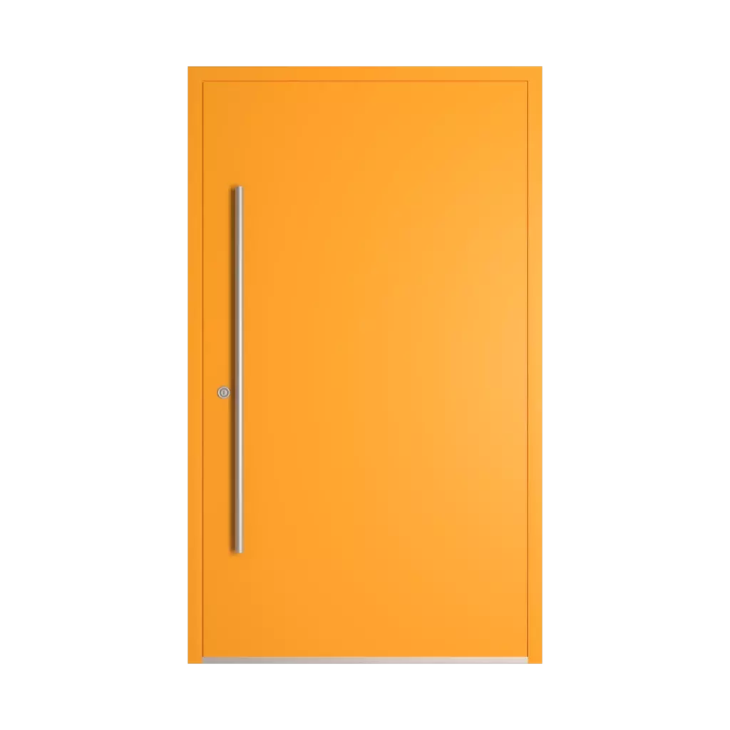 RAL 2007 Luminous bright orange entry-doors models-of-door-fillings dindecor model-5008-wb  