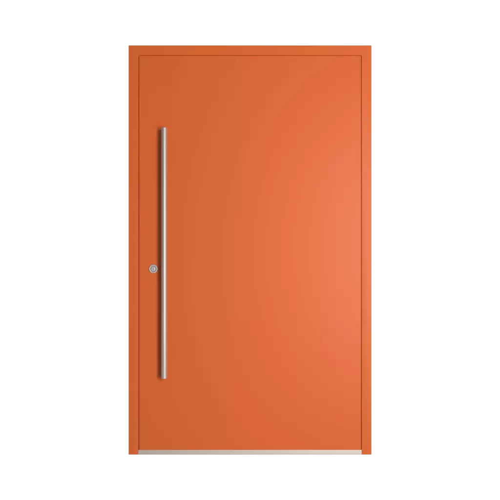 RAL 2010 Signal orange entry-doors models-of-door-fillings dindecor cl23  