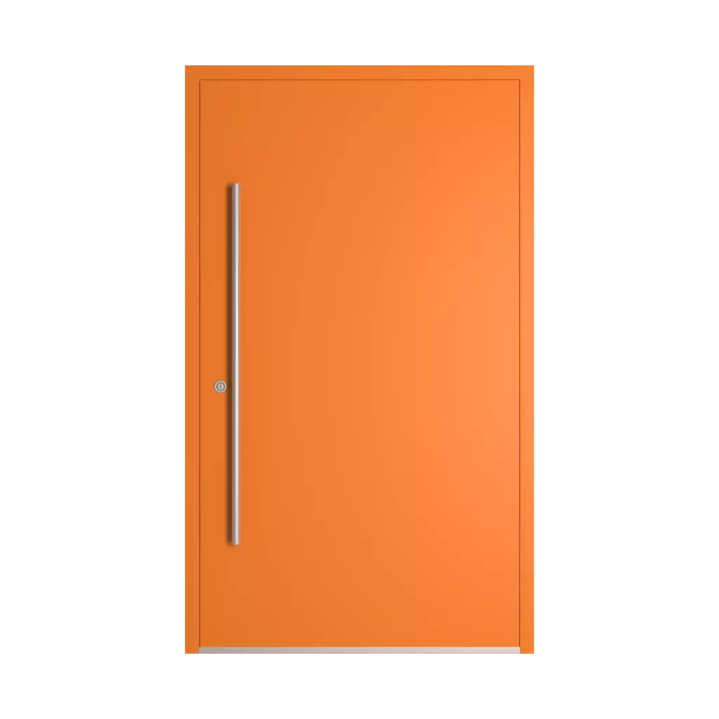 RAL 2011 Deep orange entry-doors models-of-door-fillings dindecor 6120-pwz  