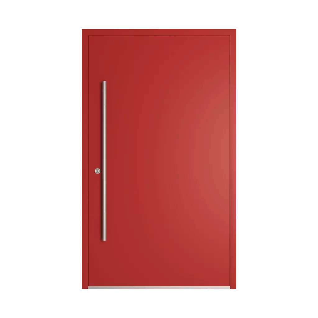 RAL 3000 Flame red entry-doors models-of-door-fillings dindecor cl23  