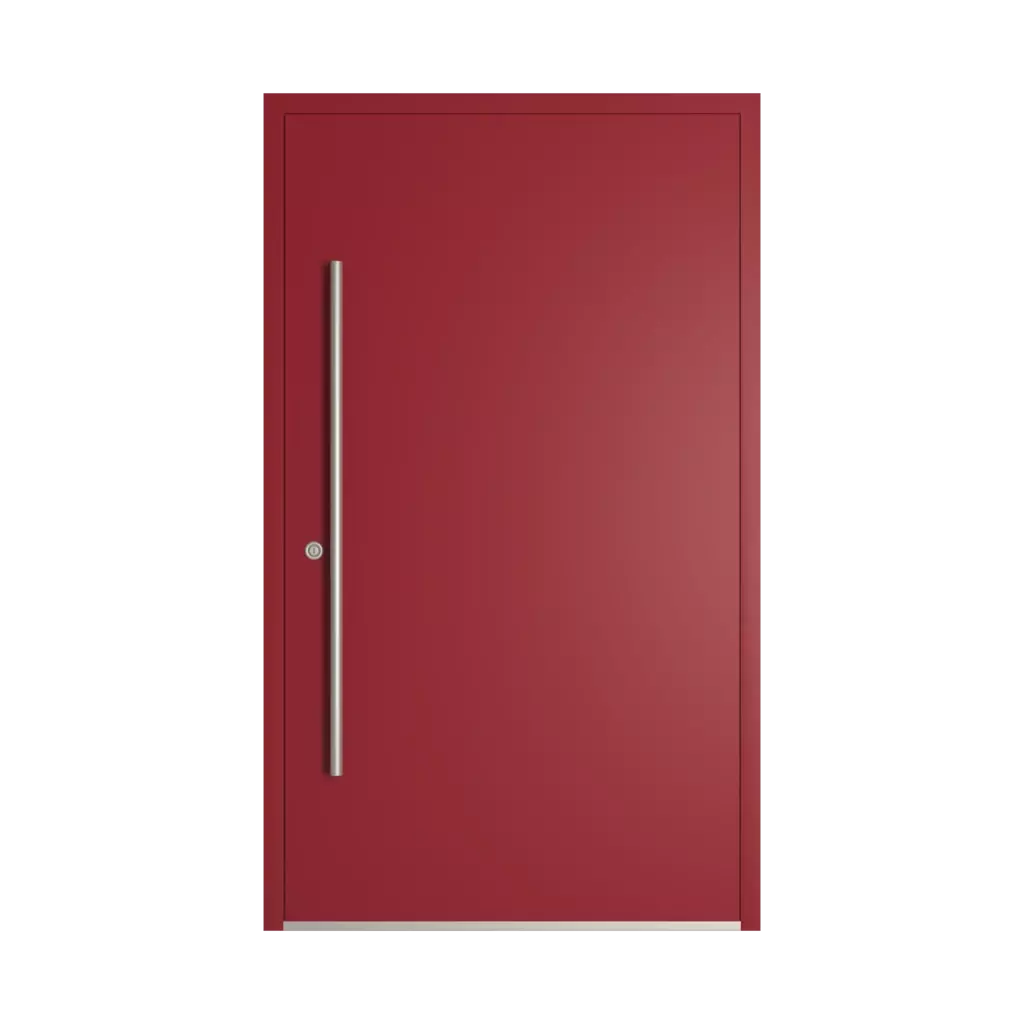 RAL 3003 Ruby red entry-doors models-of-door-fillings dindecor cl23  