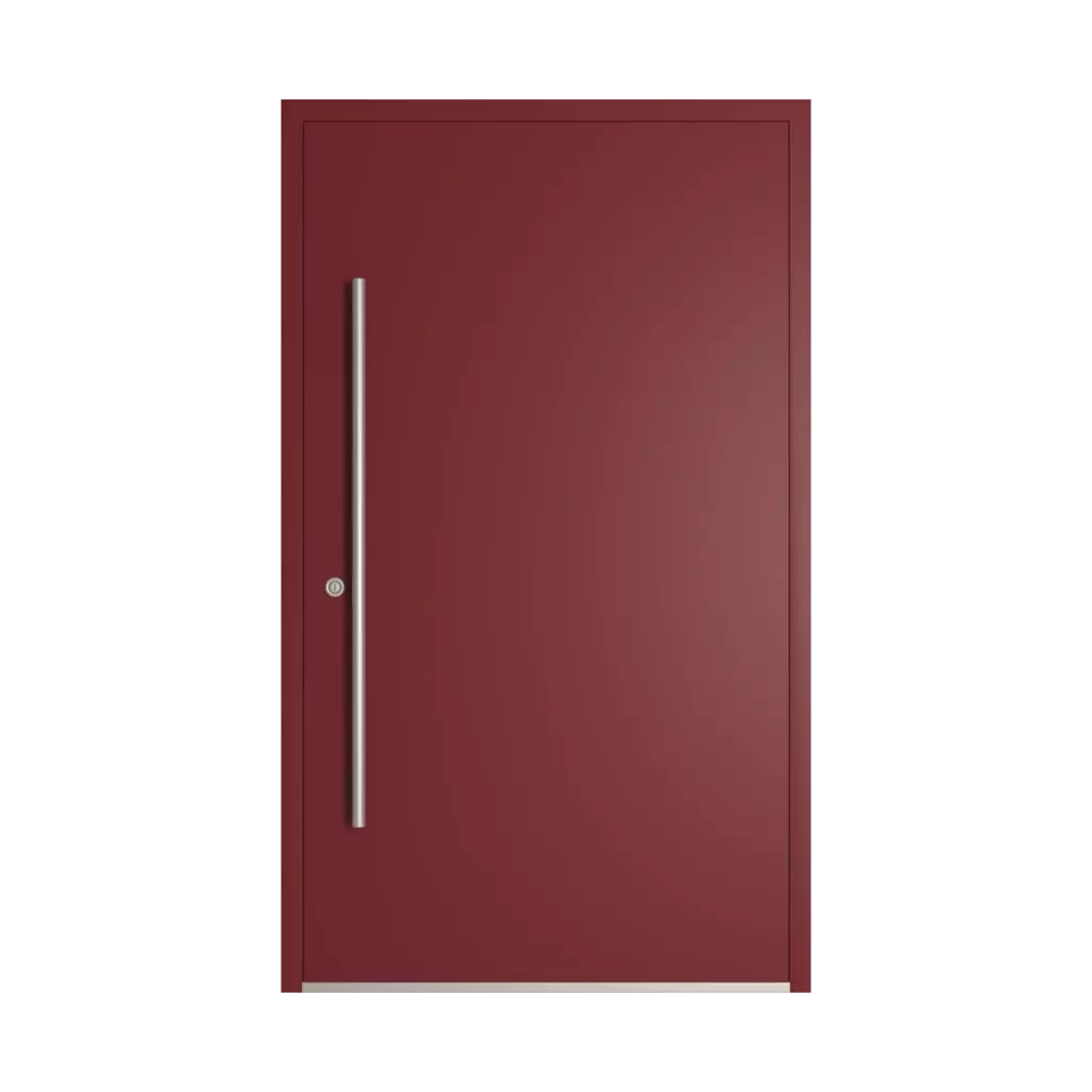 RAL 3004 Purple red entry-doors models-of-door-fillings dindecor ll01  