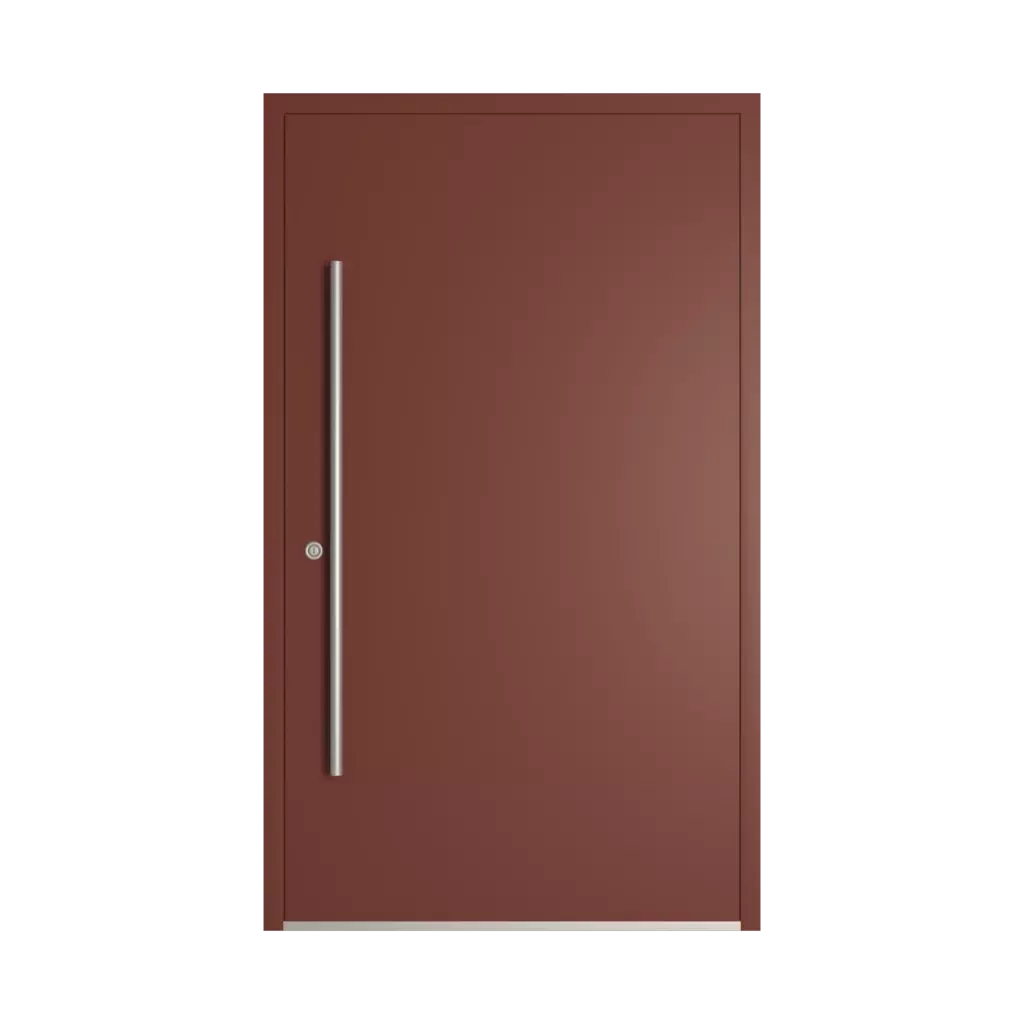 RAL 3009 Oxide red entry-doors models-of-door-fillings dindecor model-5041  