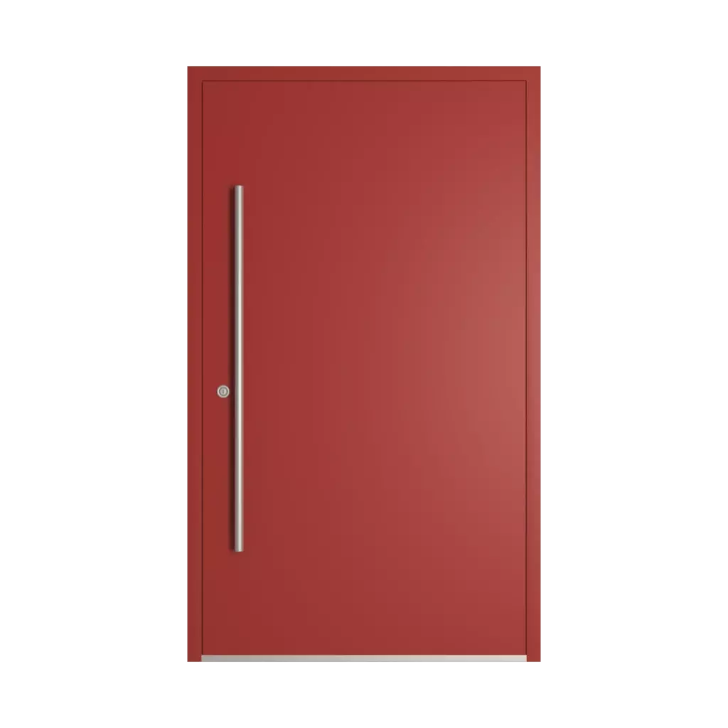 RAL 3013 Tomato red entry-doors models-of-door-fillings dindecor model-2801-st  