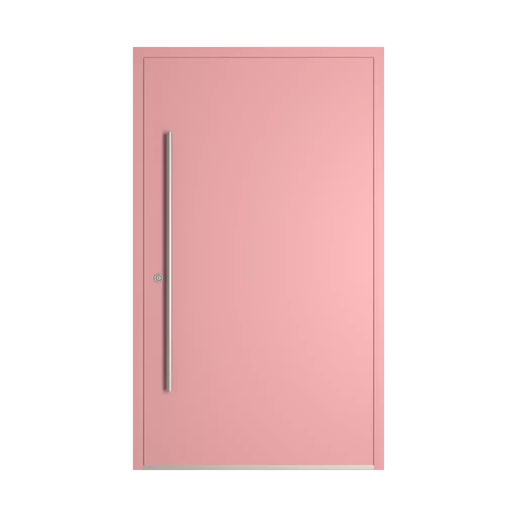 RAL 3015 Light pink entry-doors models-of-door-fillings wood without-glazing