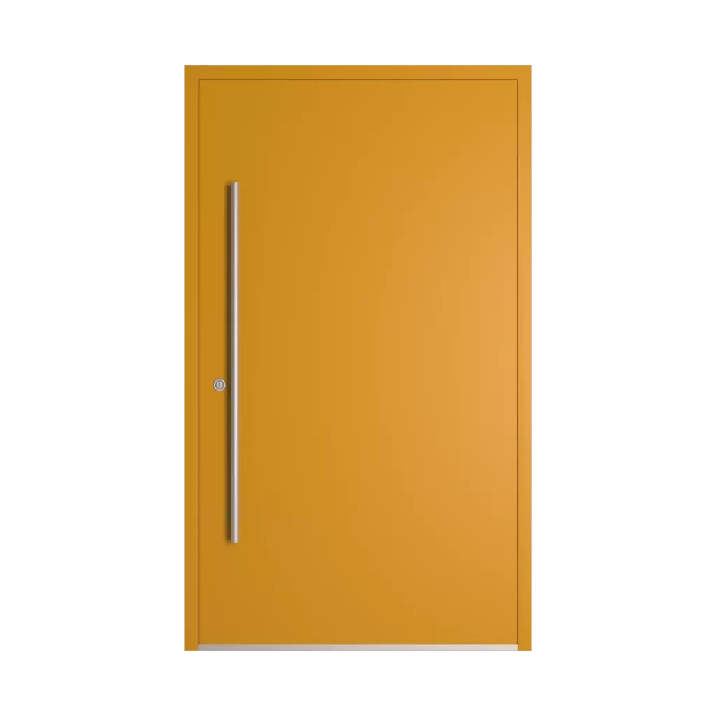 RAL 1005 Honey yellow entry-doors models-of-door-fillings dindecor 6120-pwz  