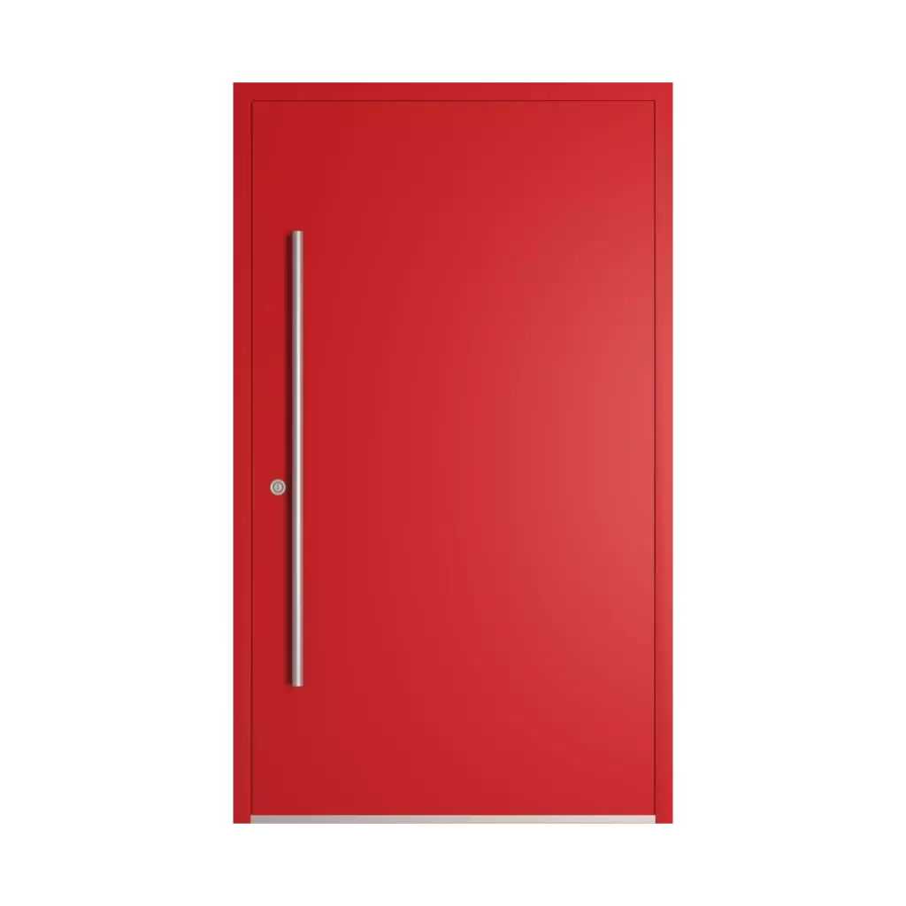 RAL 3020 Traffic red entry-doors models-of-door-fillings dindecor sl01  