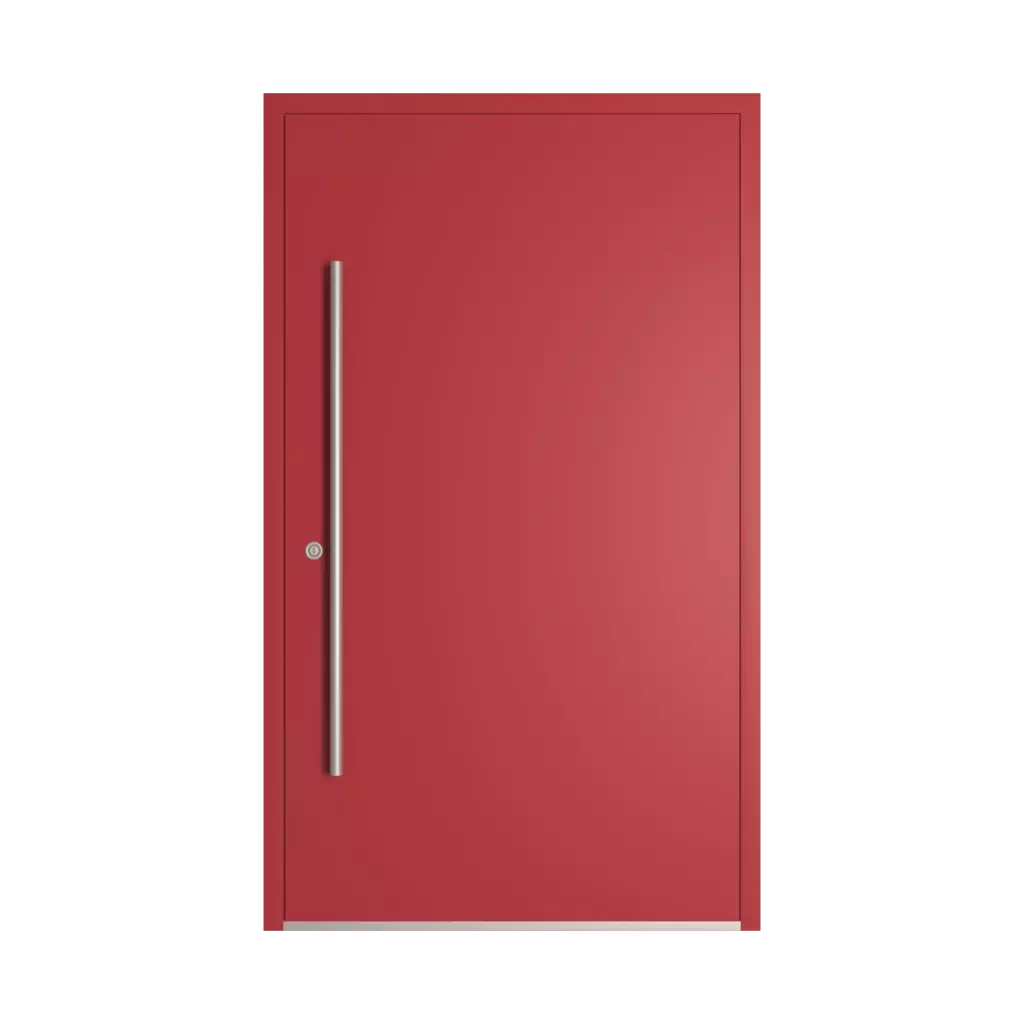 RAL 3031 Orient red entry-doors models-of-door-fillings wood without-glazing