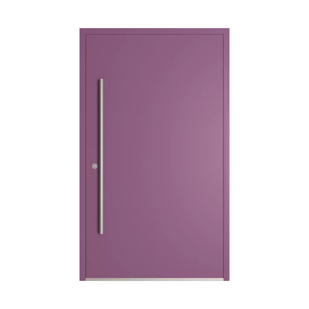 RAL 4001 Red lilac entry-doors models-of-door-fillings aluminum glazed