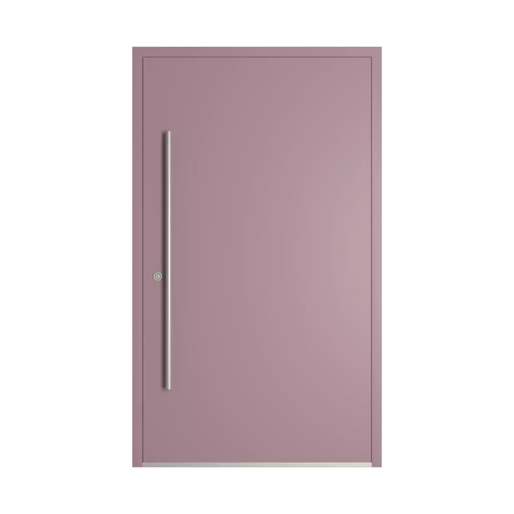 RAL 4009 Pastel violet entry-doors models-of-door-fillings aluminum glazed