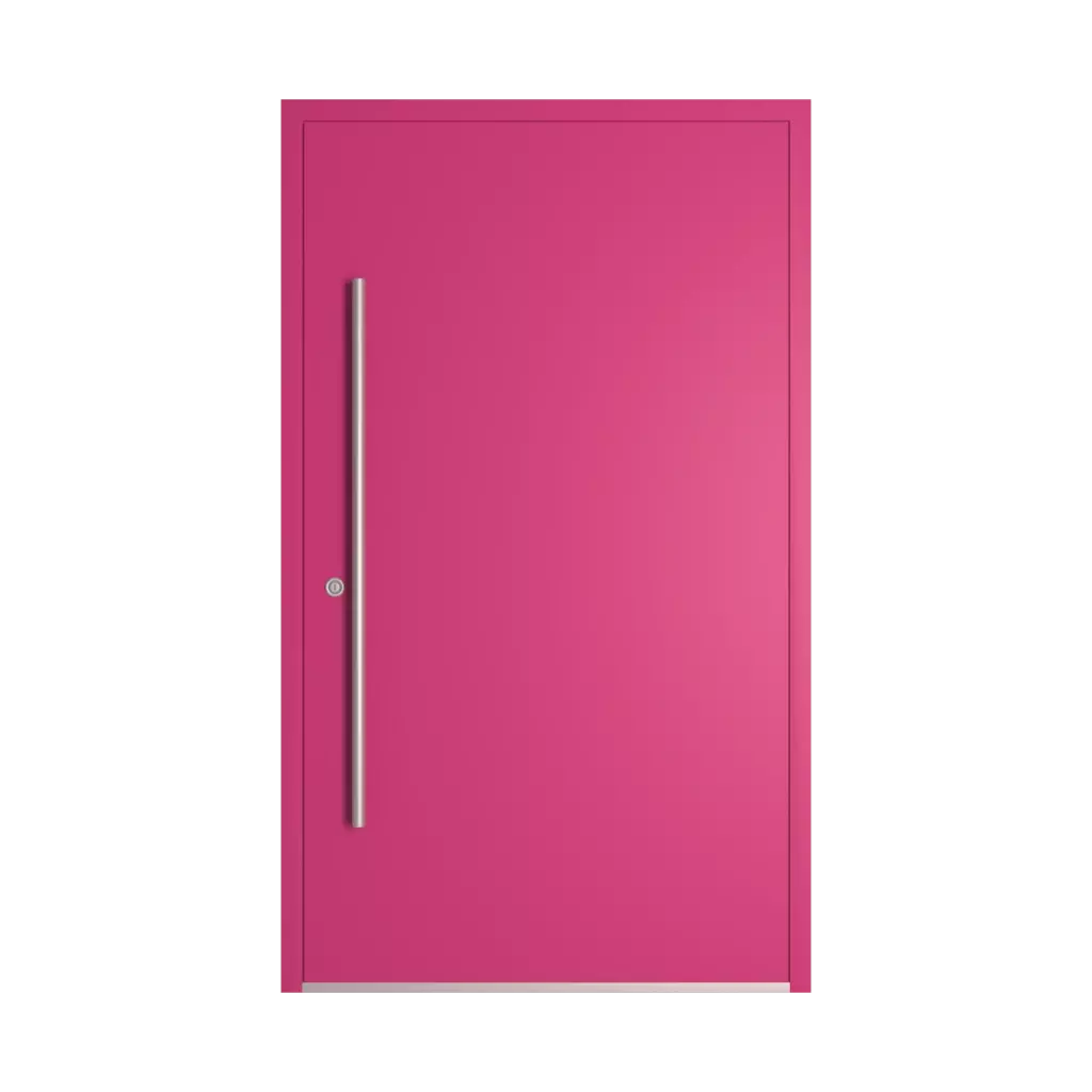 RAL 4010 Telemagenta entry-doors models-of-door-fillings wood without-glazing