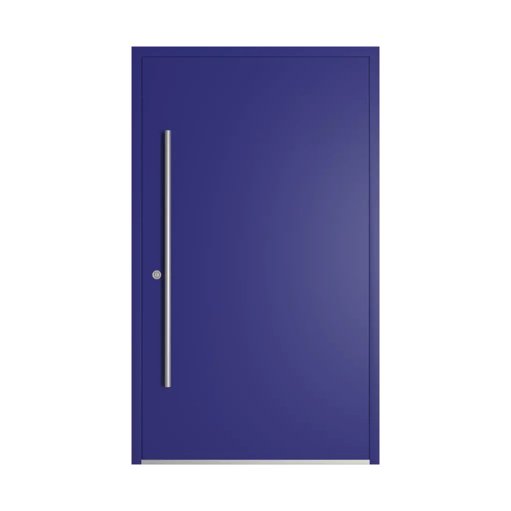 RAL 5002 Ultramarine blue entry-doors models-of-door-fillings dindecor 6029-pvc  