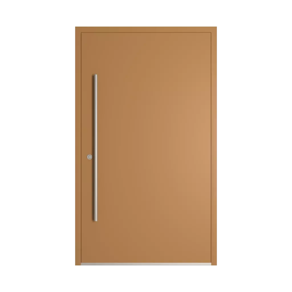 RAL 1011 Brown beige entry-doors models-of-door-fillings dindecor 6011-pvc-black  