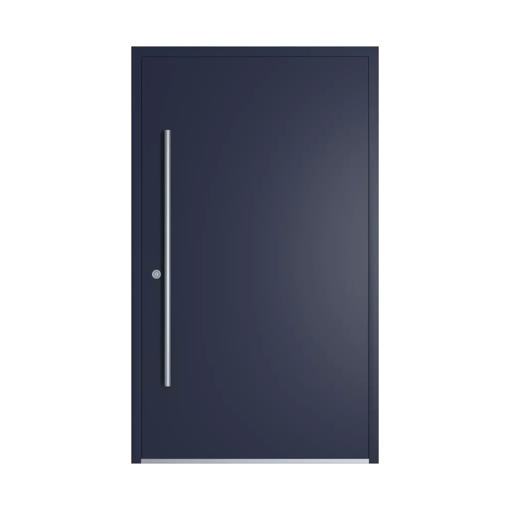 RAL 5011 Steel blue entry-doors models-of-door-fillings dindecor cl23  