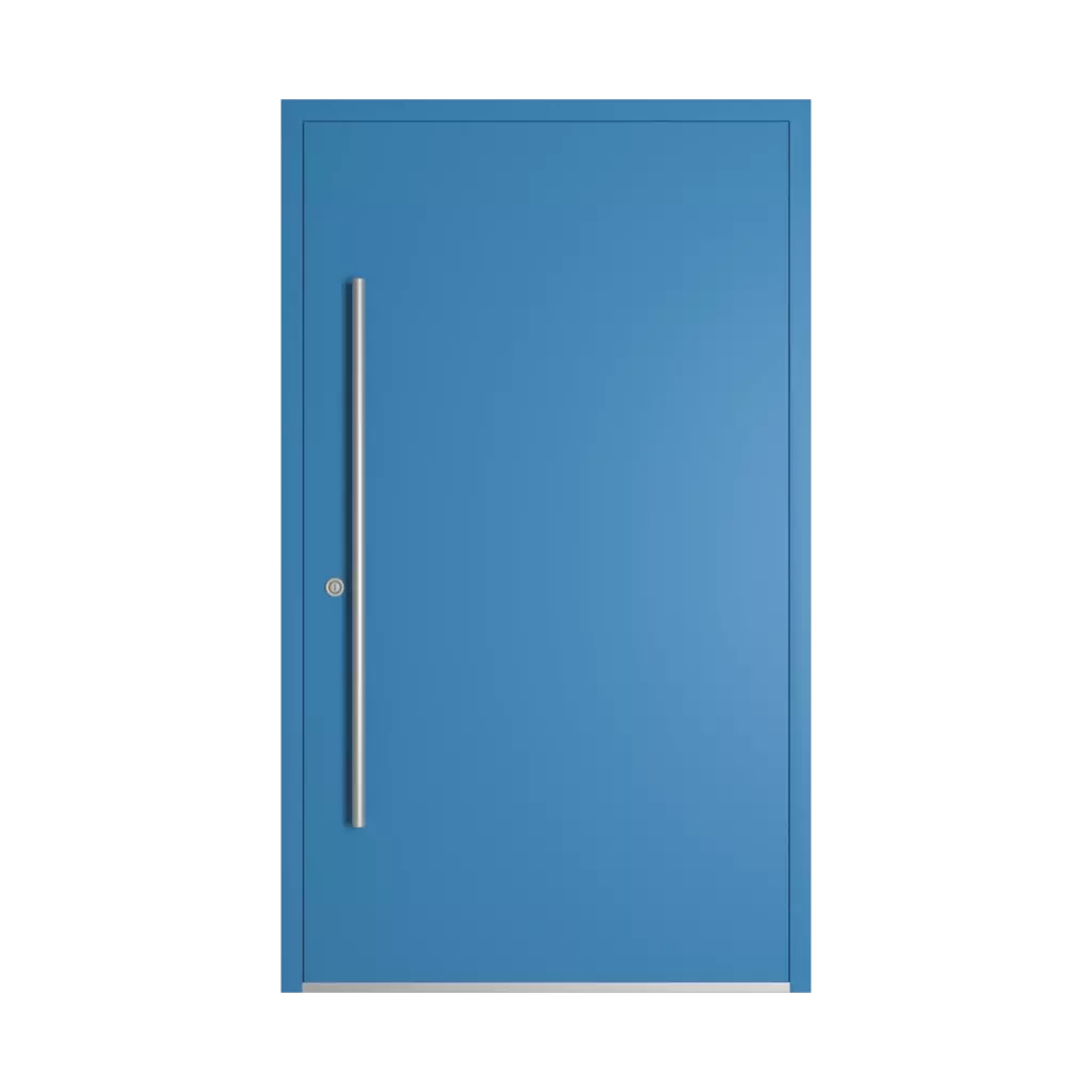 RAL 5012 Light blue entry-doors models-of-door-fillings dindecor sl07  