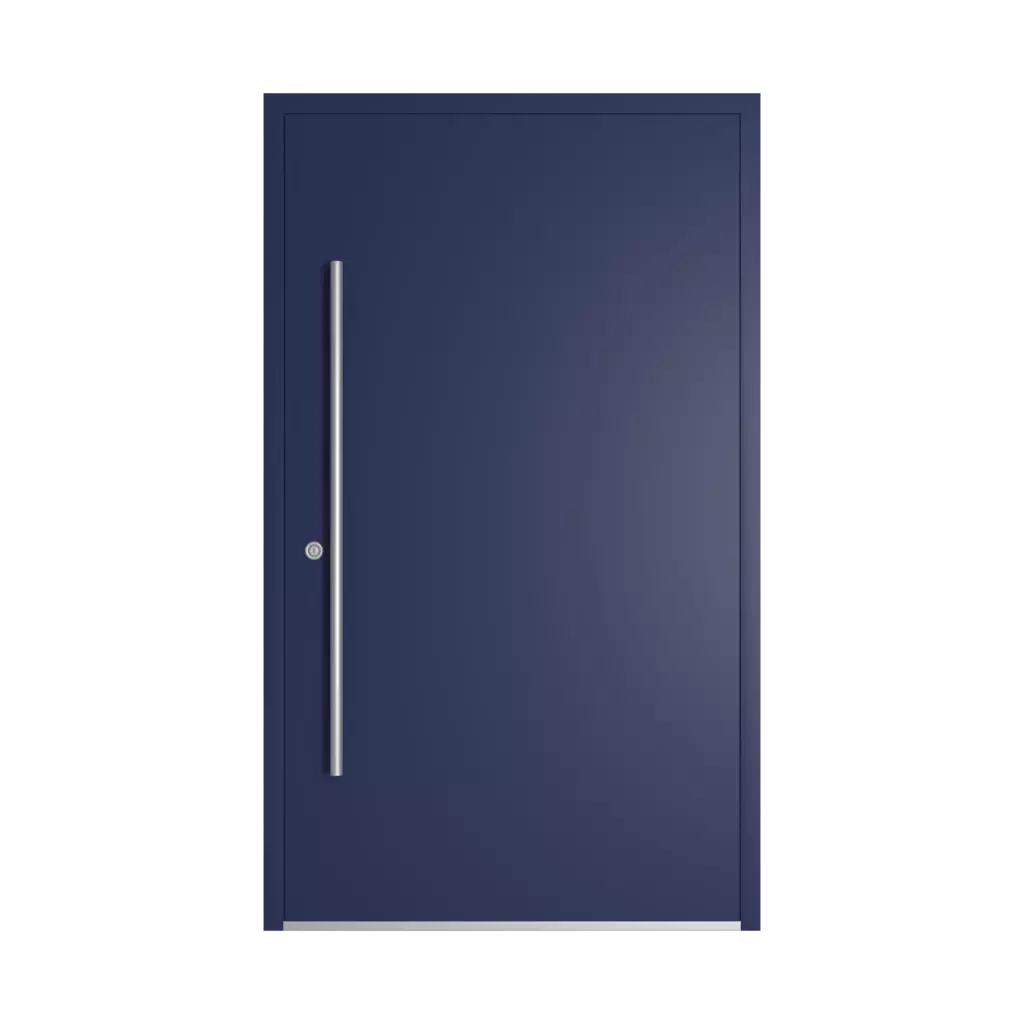 RAL 5013 Cobalt blue entry-doors models-of-door-fillings dindecor 6115-pwz  