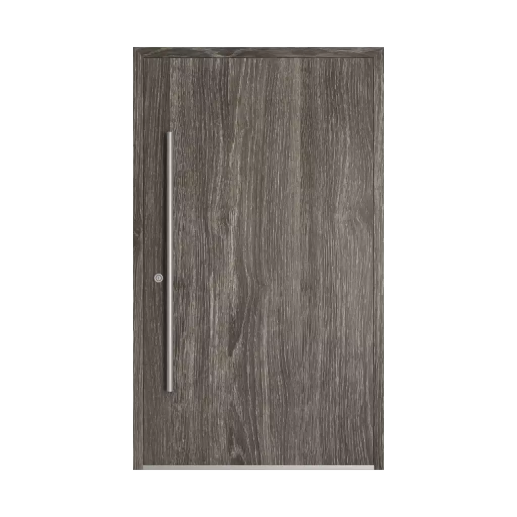 Gray sheffield oak entry-doors models-of-door-fillings dindecor sl07  