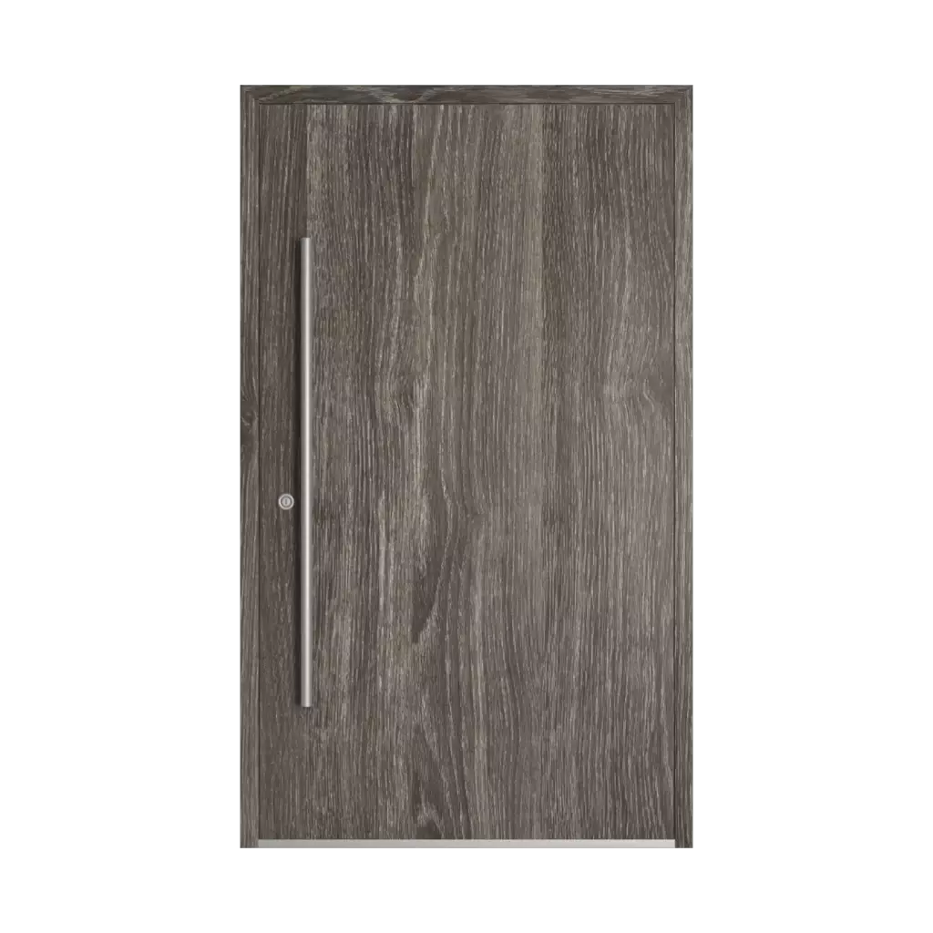 Gray sheffield oak entry-doors models-of-door-fillings dindecor cl05  