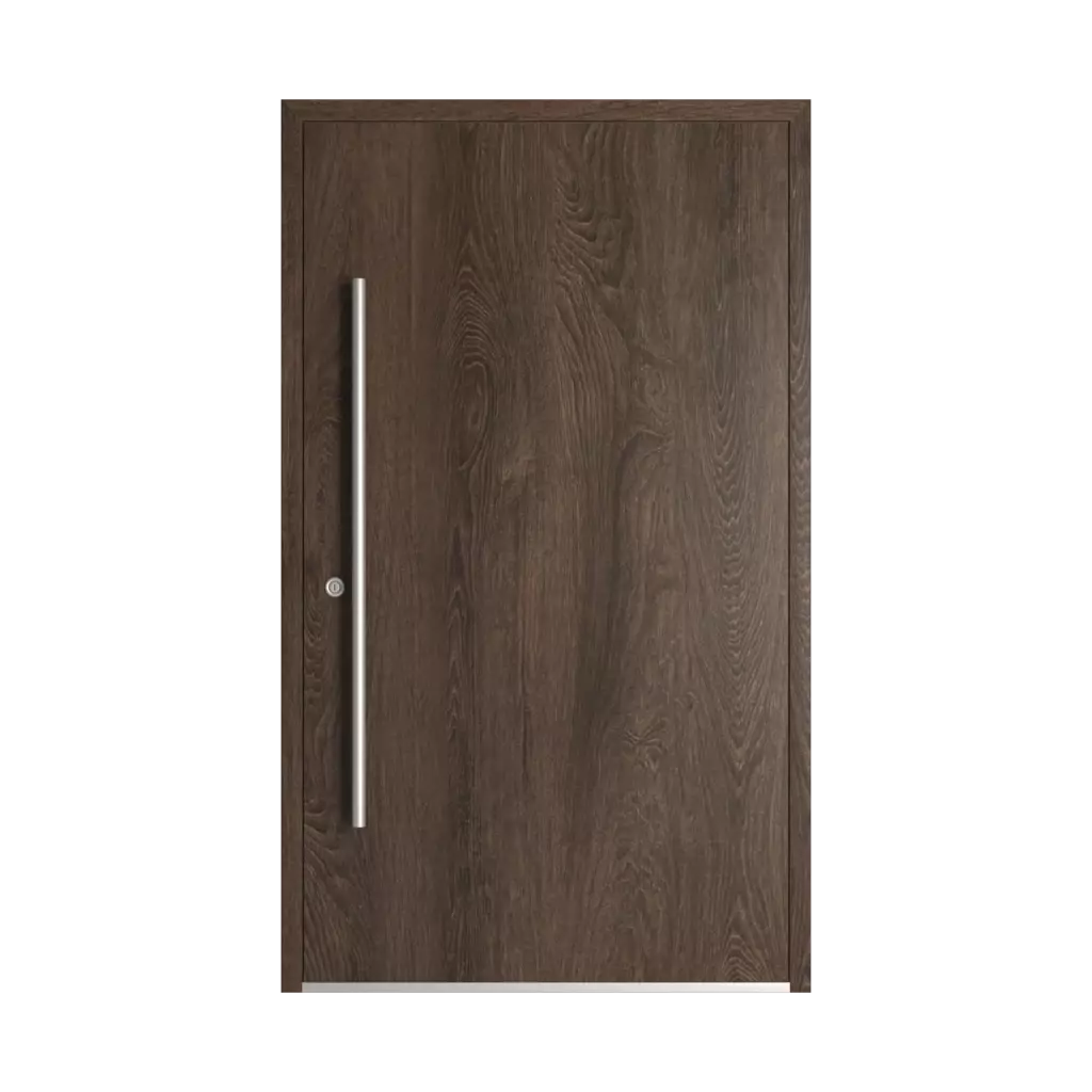 Turner oak toffee entry-doors models-of-door-fillings dindecor model-6129  